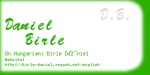 daniel birle business card